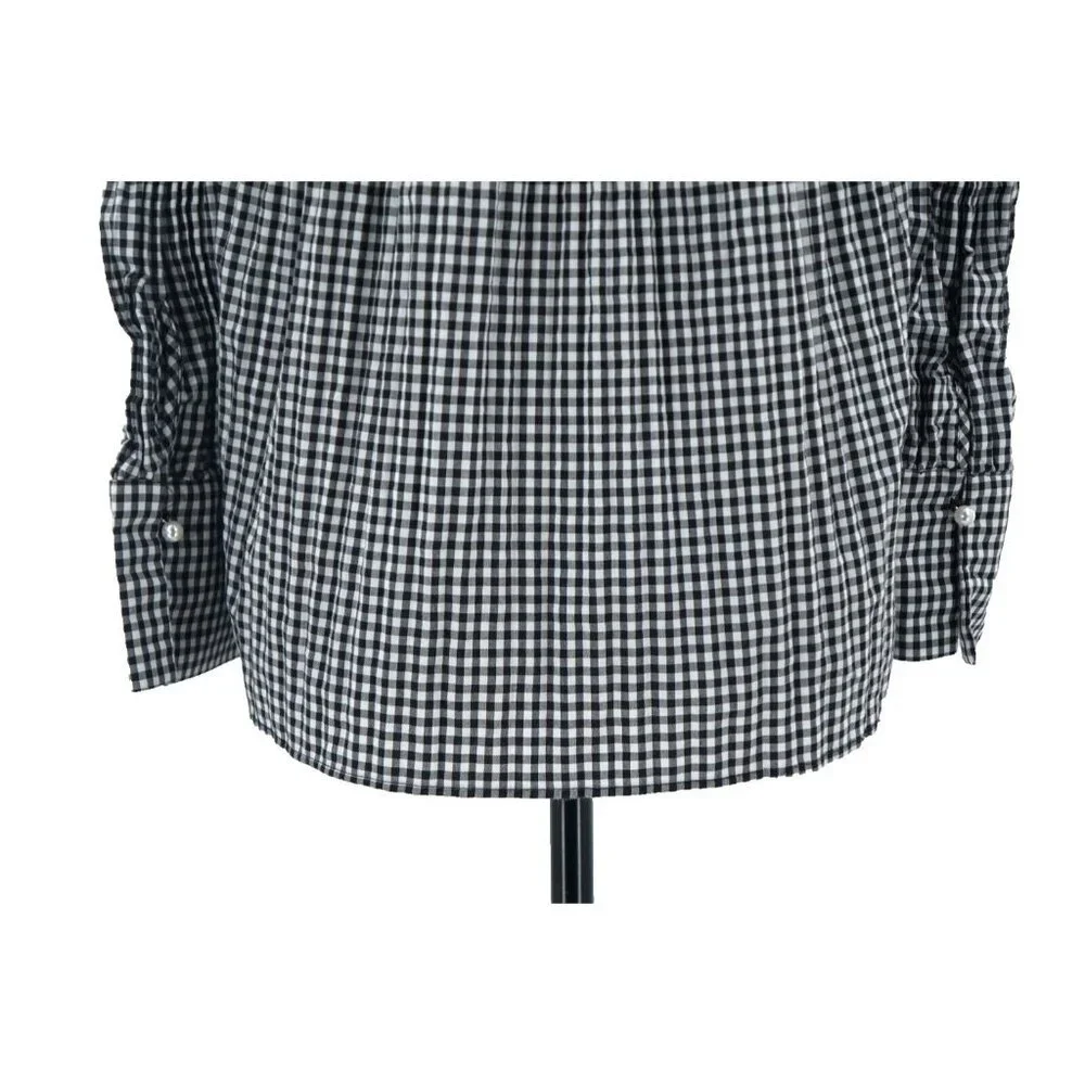 Zara gingham top